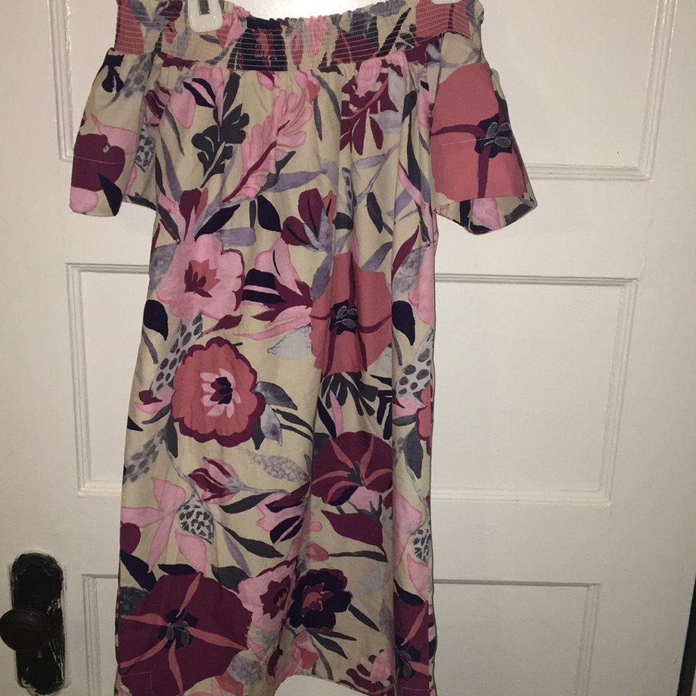 off the shoulder dress